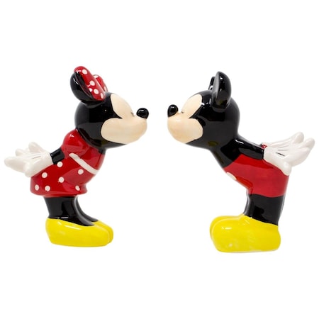 Mickey Mouse Disney Mickey & Minnie Kissing Salt & Pepper Shakers 802341